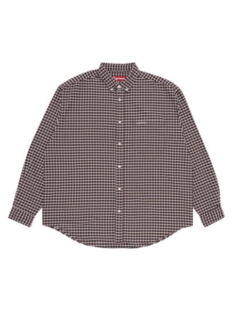 Supreme Supreme Loose Fit Oxford Shirt 'Brown Plaid'