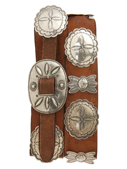 Ralph Lauren Concho Leather Belt
