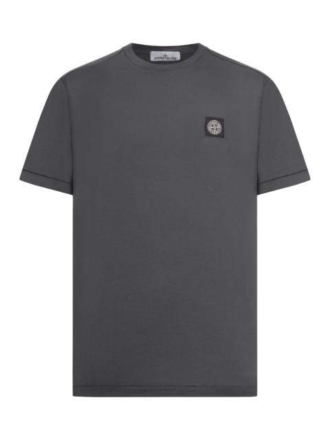 Stone Island COTTON T-SHIRT WITH LOGO COMPASS