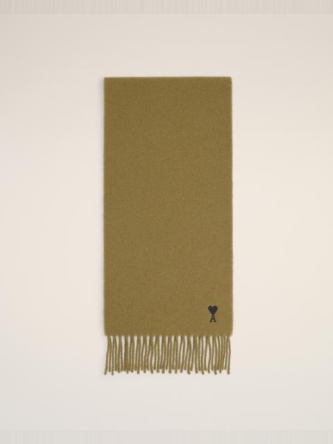AMI Paris GREEN WOOL  AMI DE COEUR SCARF