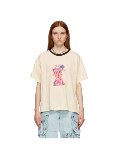 We11done Off-White & Black Monster T-Shirt