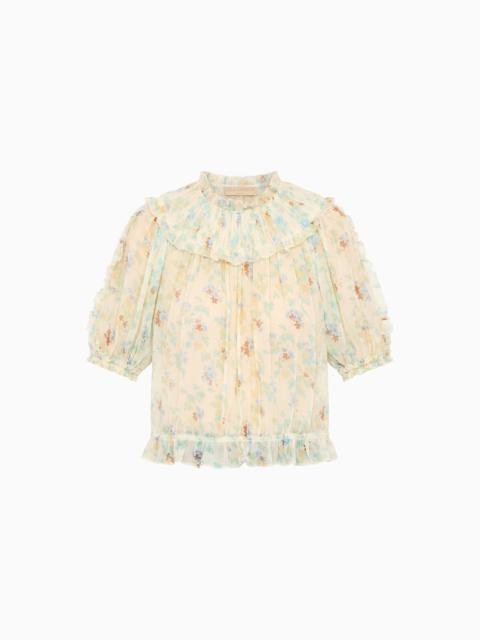 ULLA JOHNSON Solenne SS Silk Top