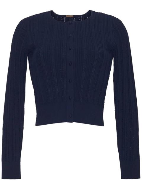 ADAM LIPPES pointelle-knit cardigan