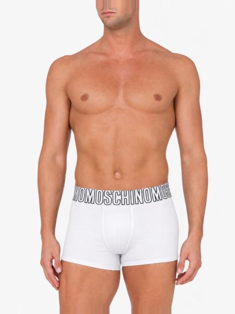 Moschino BOXER IN STRETCH JERSEY RUBBER