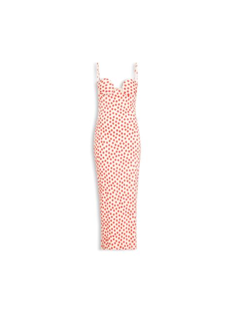 Alaïa POLKA DOT COLUMN DRESS