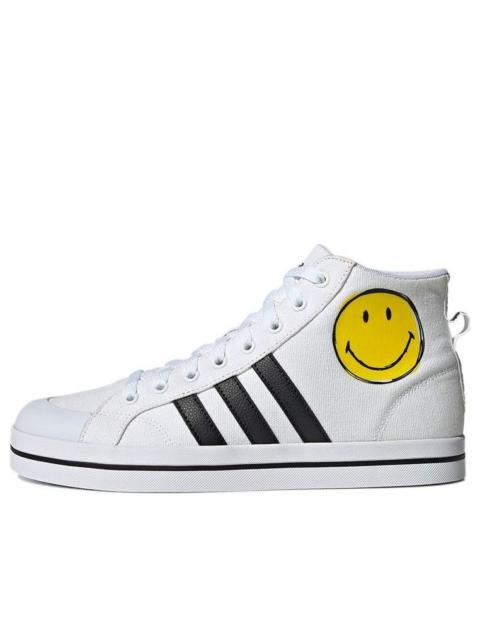 adidas adidas neo Bravada Mid Smiley Face White/Yellow/Black G54949