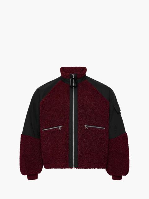 JW Anderson COLOUR BLOCK FLEECE TRACK TOP | jwanderson