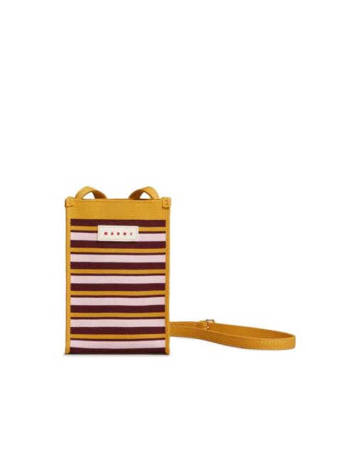 Marni logo-appliquÃ© cross body bag