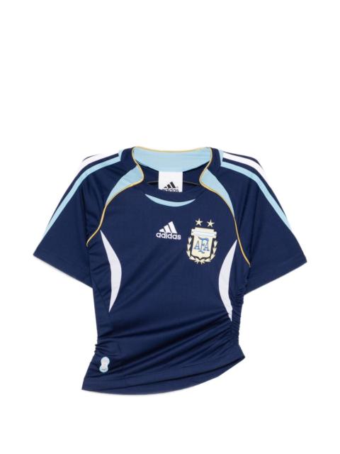 adidas Argentina Reconstructed Bringback striped short-sleeve T-shirt