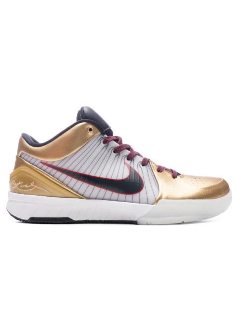 Nike KOBE 4 PROTRO 'GOLD MEDAL' - WHITE/DARK OBSIDIAN/VARSITY RED