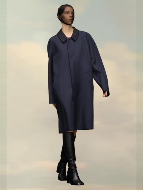 Wool viscose coat