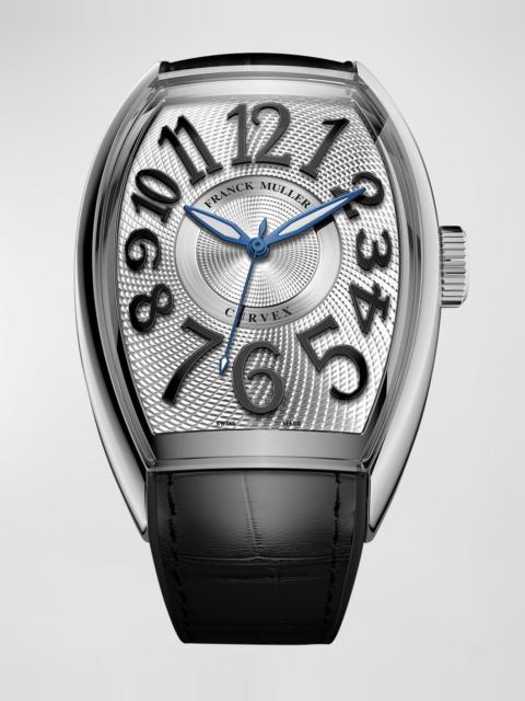 FRANCK MULLER 36mm Curvex Watch with Alligator Strap