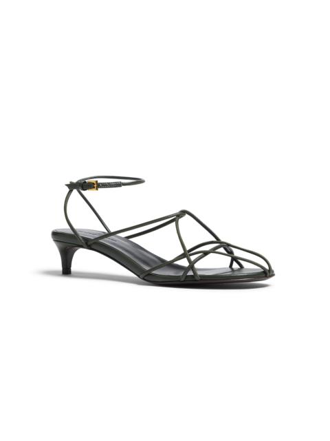 Loulou Leather Sandals green