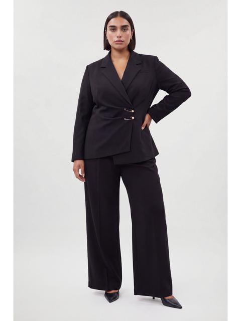 KAREN MILLEN Plus Size Trim Detail Tailored Single Breasted Blazer