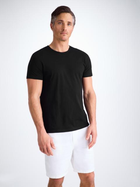 Derek Rose Men's T-Shirt Riley Pima Cotton Black
