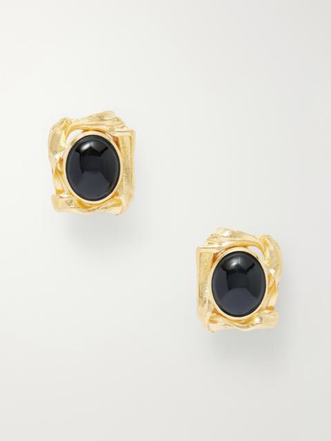 Completedworks Gold-plated And Resin Earrings