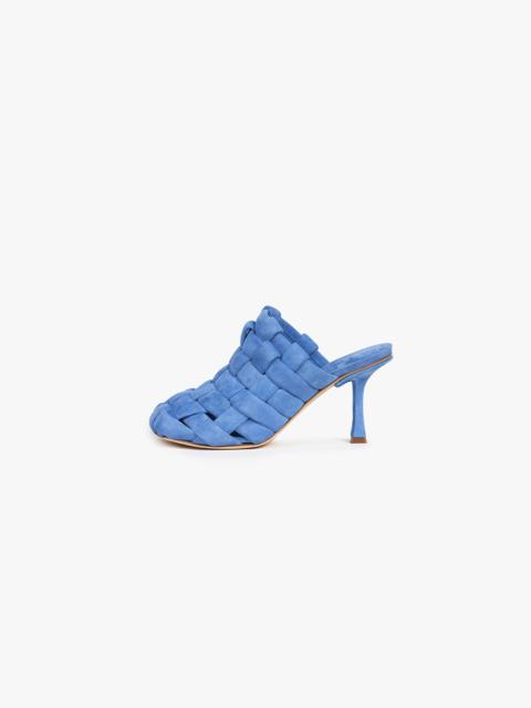 A.W.A.K.E. MODE WILMA CHUBBY HIGH HEEL MULE CORNFLOWER