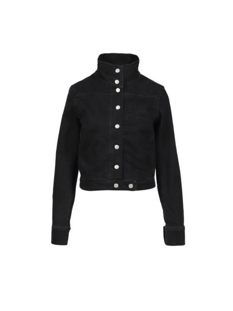 courrèges REEDITION DENIM JACKET / DENIM NOIR DELAVE