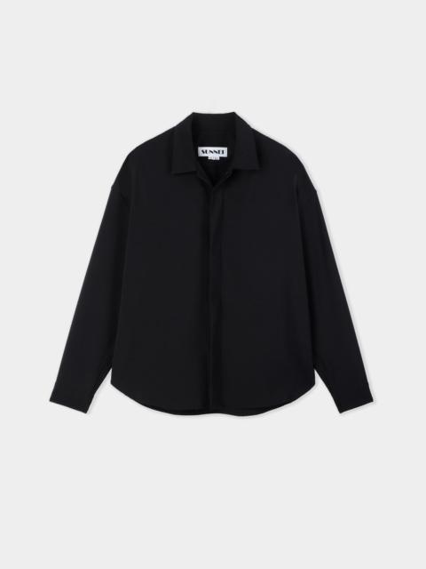 SUNNEI OVER SHIRT / black