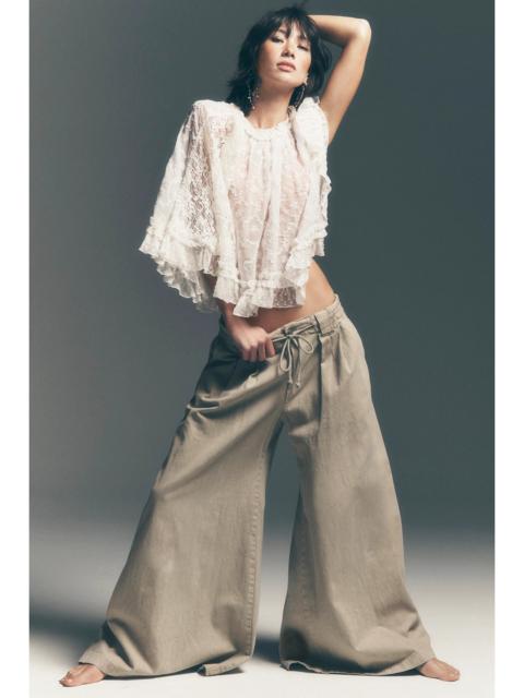 FREE PEOPLE Julien Wide-Leg Chino Trousers