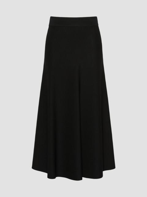 Max Mara Women's Viscose Yarn Skirt - Black