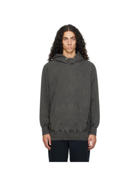 UNDERCOVER Gray Distressed Hoodie