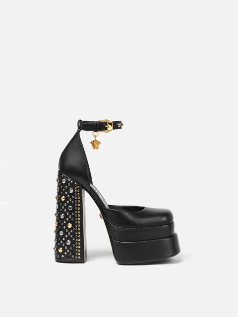 VERSACE Spiked Medusa Aevitas Platform Pumps