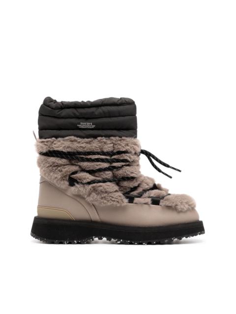 Suicoke logo-print lace-up boots