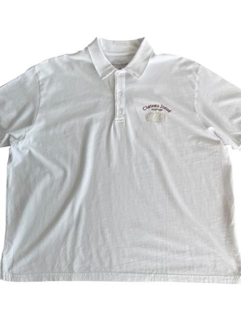 GALLERY DEPT. Chateau Josue Embroidered Logo Polo T-Shirt "White" GD294