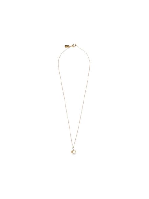 COACH Signature pendant necklace