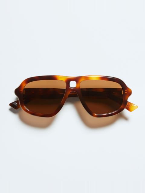 Bottega Veneta BV1494S Sophia Ribbon Aviator Sunglasses