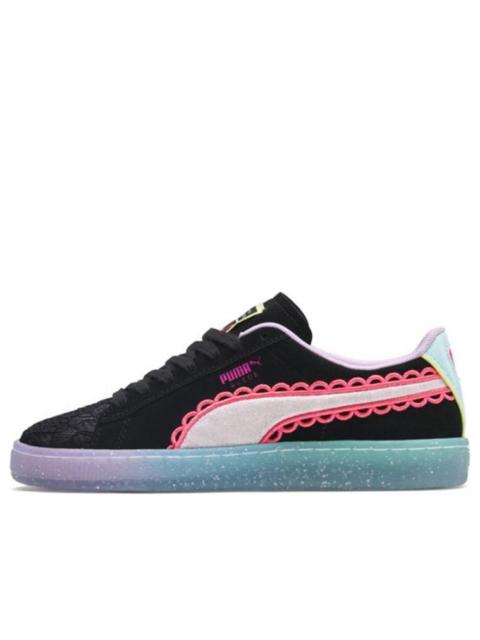 PUMA (WMNS) PUMA Sophia Webster x Suede 'Black Fiery Coral' 369516-01