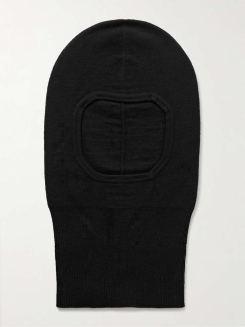 Logo-Embroidered Knitted Balaclava