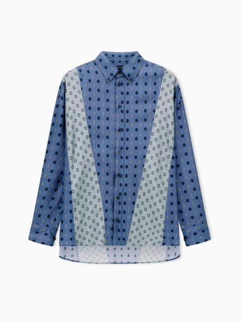 GIORGIO ARMANI PURE SILK TWILL SHIRT