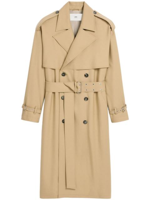 AMI Paris virgin wool trench coat