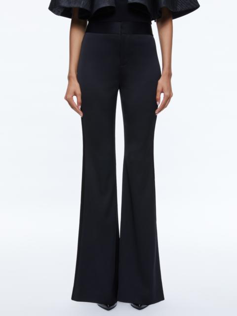 Alice + Olivia DEANNA HIGH RISE SIDE STRIPE PANT