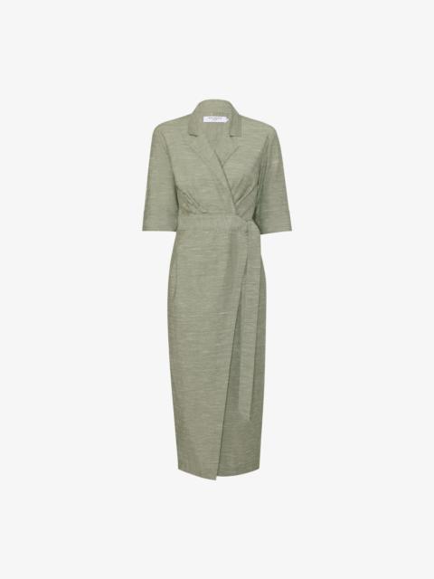 M.M.LaFleur Arlette Wrap Dress - Slub Silk