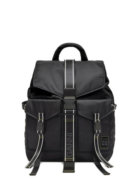 GANNI Ganni Re-Tech Buckled Backpack