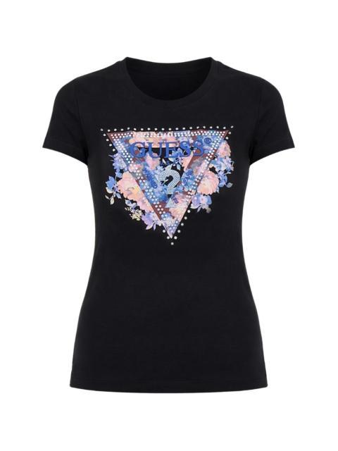 GUESS USA floral-print T-shirt