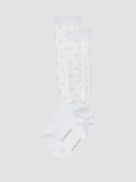 Dr. Martens SHORT HEART MESH SOCKS Organic Cotton Blend & Mesh