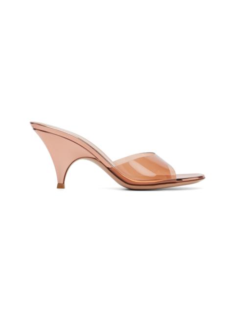 Gianvito Rossi Pink Sofia Mule 70 Heeled Sandals