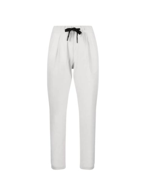 drawstring-tie tapered trousers