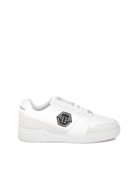 PHILIPP PLEIN logo-plaque low-top trainers