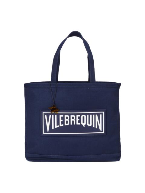 Vilebrequin Big Canvas Marine Unisex Beach Bag