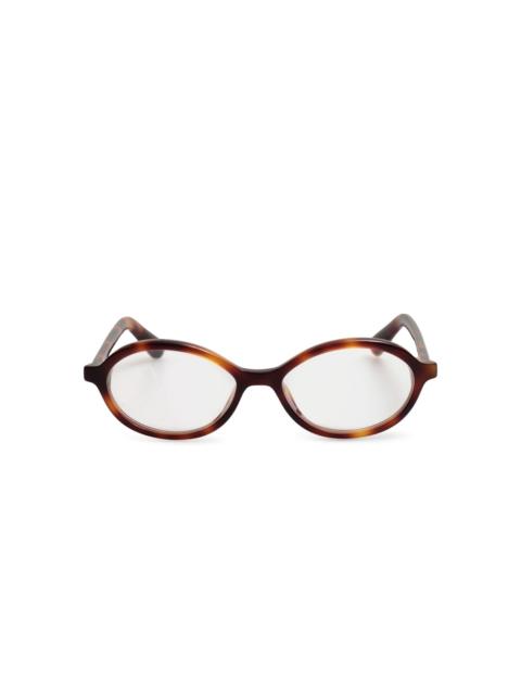 JACQUEMUS oval-frame glasses