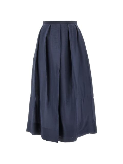 EMPORIO ARMANI pleated midi skirt