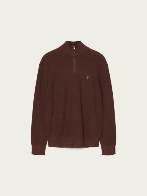 ALLSAINTS ASPEN FUNNEL NECK RAMSKUL SWEATER