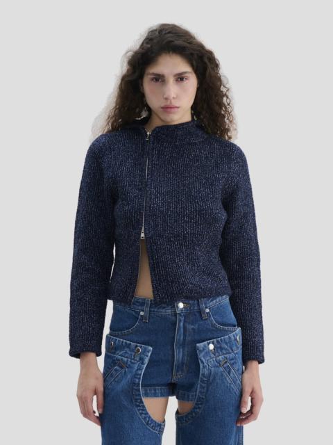 ECKHAUS LATTA KNOT ZIP HOODIE