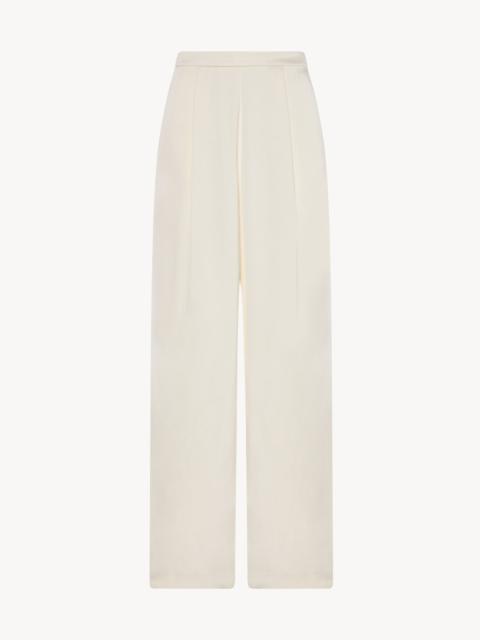 The Row Caledon Pant in Silk and Wool