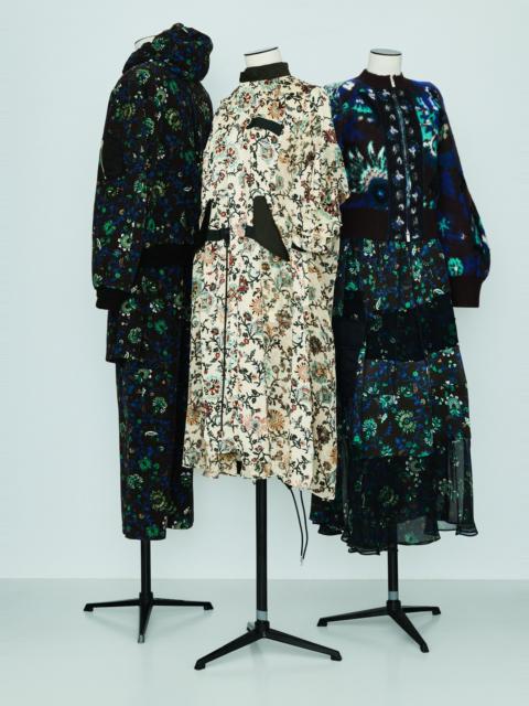 sacai Floral Print Dress